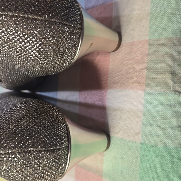 Bandolino women’s size 8 silver/champagne wedge formal party shoe NVTV 298 - Picture 7 of 7